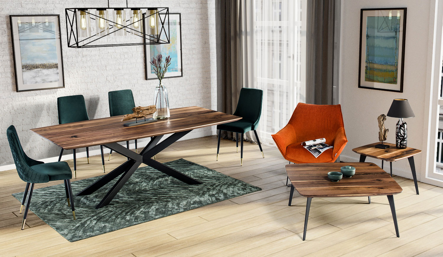 Bacari walnut wood collection | Remo Meble