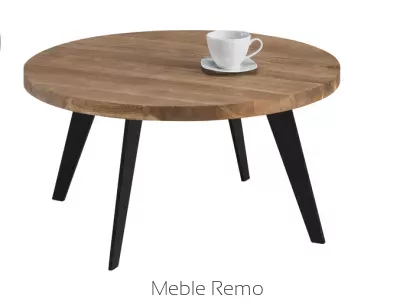 WOODEN ROUND COFFEE TABLES
